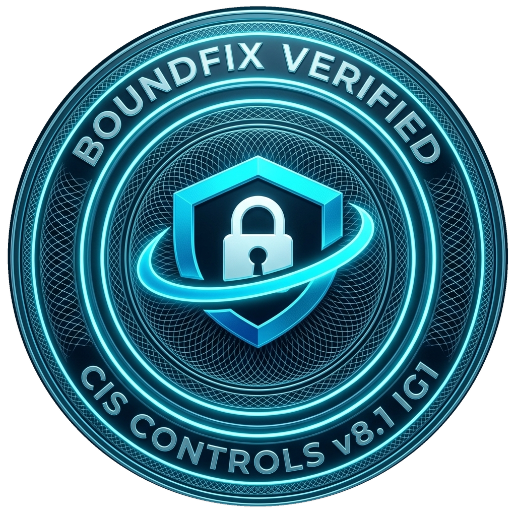 BoundFix Certified Compliance Seal
